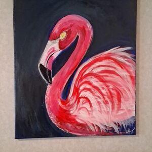 Vibrant Flamingo Canvas Art